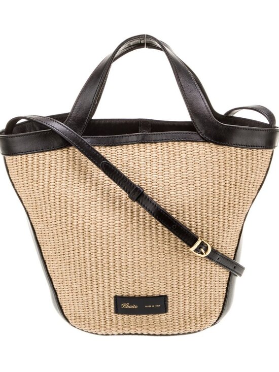 KHAITE Handbags - Khaite top handle basket bag with crossbody strap